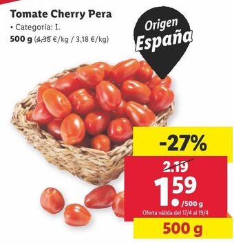 Lidl Tomate cherry oferta