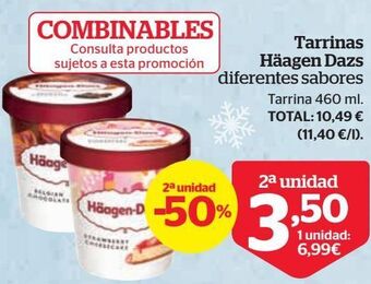 La Sirena Tarrina de helado häagen-dazs oferta