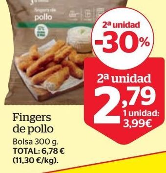 La Sirena Fingers de pollo oferta