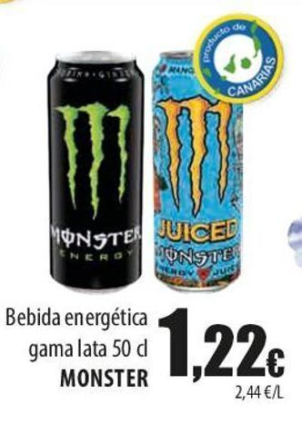 SPAR Lanzarote Bebida energética monster oferta