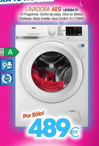 Master Cadena Lavadora aeg oferta