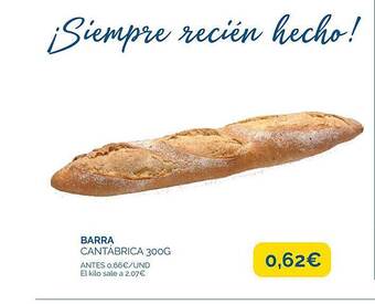 Supermercados La Despensa Barra cantábrica oferta