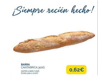 Cash Ecofamilia Barra cantábrica oferta