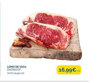 Cash Ecofamilia Lomo de vaca entrecot oferta