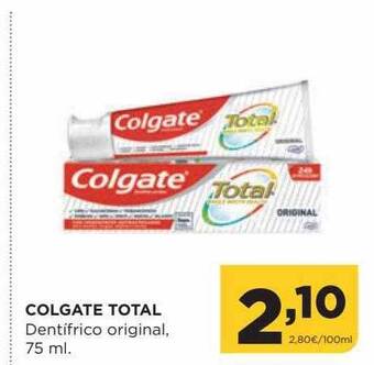Alimerka Colgate total dentifrico original oferta