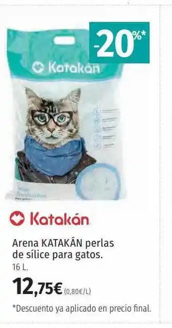 El Corte Inglés Arena katakán perlas de silice para gatos oferta