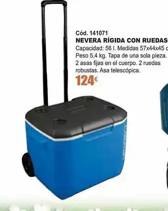 Ferrcash Nevera rigida con ruedas oferta