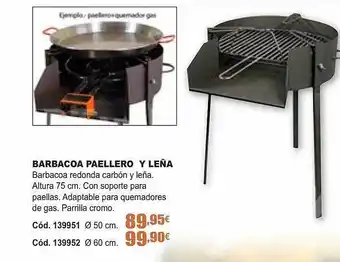 Ferrcash Barbacoa paellero y leña oferta