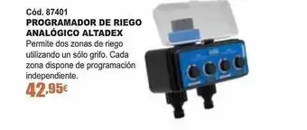 Ferrcash Programador de riego analógico altadex oferta