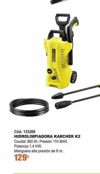 Ferrcash Hidrolimpiadora karcher k2 oferta
