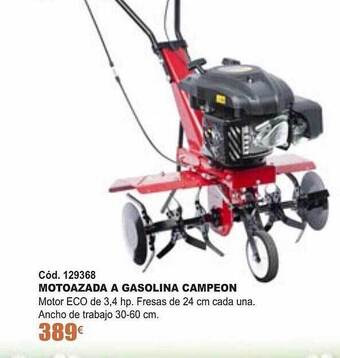 Ferrcash Motoazada a gasolina campeon oferta