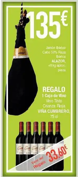 Masymas Jamón ibérico cebo 50% raza ibérica alazor oferta