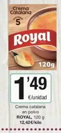 SPAR Crema catalana en polvo royal oferta