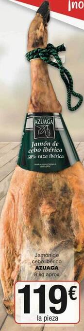 SPAR Jamón de cebo ibérico azuaga oferta