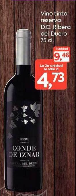 Suma Supermercados Vino tinto reserva d.o. ribera del duero oferta