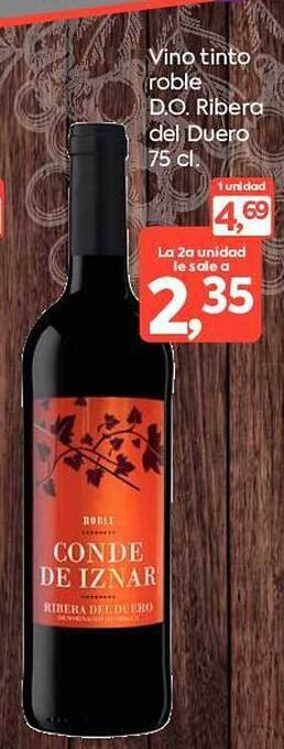 Suma Supermercados Vino tinto roble d.o. ribera del duero oferta