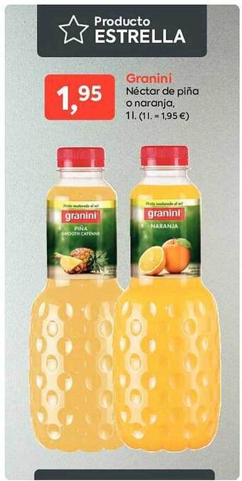 Suma Supermercados Granini néctar de piña o naranja oferta