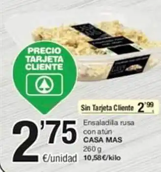 SPAR Ensalada rusa con atún casa mas oferta
