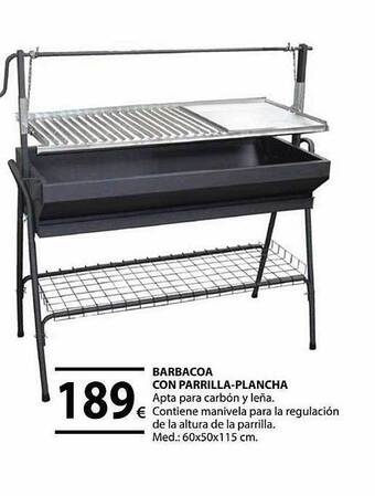 Tú Brico-Marian Barbacoa con parrilla-plancha oferta