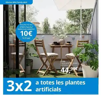 IKEA Fejka planta artificial int ext monstera 19 cm oferta