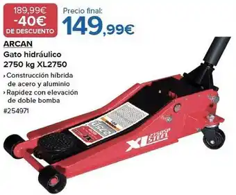 Costco Arcan gato hidráulico 2750 kg xl2750 oferta