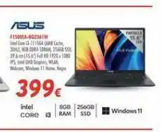 Zbitt Asus f1500ea-b07361w come 3-111564 (8c 36h), 8gb ddr4-sdram, 25 39.6 cm (15.6 follhd 1920x1080 und gps wlan 399€ intel 8 oferta