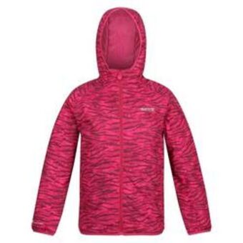 Decathlon Chaqueta impermeable volcanics vi estampado de cebra para niños/niñas rosa baya oferta