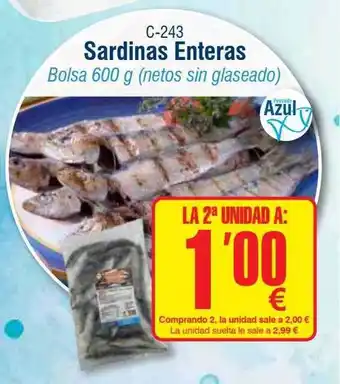 Abordo Sardinas enteras oferta