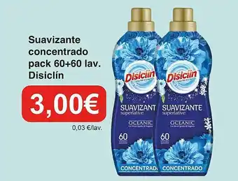 Spar La Palma Suavizante concentrado pack 60+60 lava. disiclín oferta