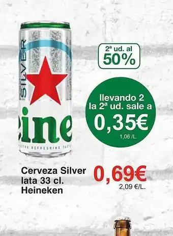 Spar La Palma Cerveza silver lata heineken oferta