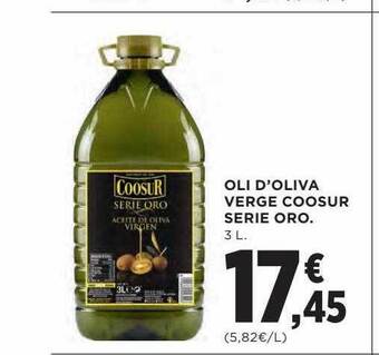Hipercor Oli d'oliva verge coosur serie oro oferta