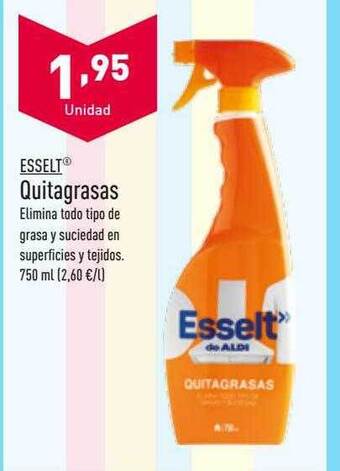 ALDI Esselt quitagrasas oferta