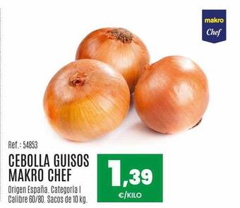 Makro Cebolla guisos makro chef oferta