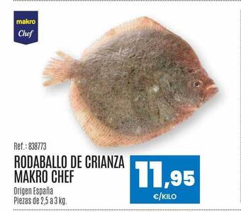Makro Rodaballo de crianza makro chef oferta