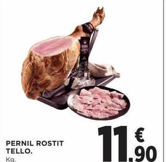 Hipercor Pernil rostit tello oferta