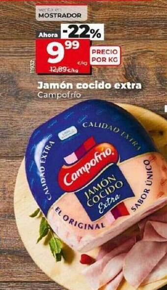 Dia Jamón cocido extra campofrío oferta