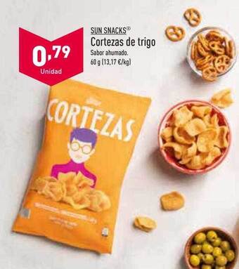 ALDI Sun snacks cortezas de trigo oferta