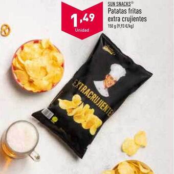 ALDI Sun snacks patatas fritas extra crujientes oferta