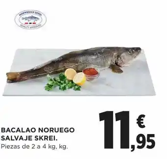 El Corte Inglés Bacalao noruego salvaje skrei oferta