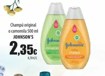 Spar Tenerife Champú original o camomila johnson's oferta