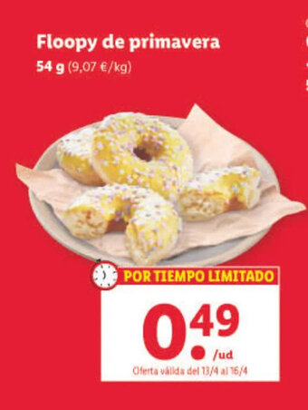 Lidl Floopy de primavera oferta