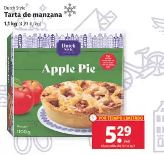 Lidl Tarta de manzana oferta