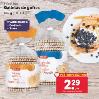 Lidl Galletas de gofres oferta