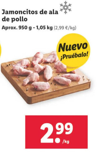 Lidl Jamoncitos de ala de pollo oferta