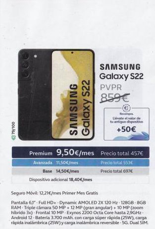Movistar Samsung galaxy oferta