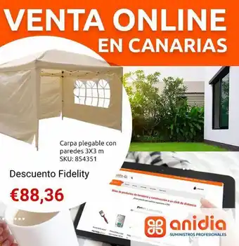 King Hogar Carpa plegable city oferta