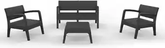 Amazon Shaf - miami | set muebles de salon exterior - conjunto muebles jardin exterior 4 plazas | fabricado en españa con materia... oferta
