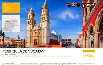 Tui Travel PLC 32 américa méxico colo de hoo studen maide, bree j itzi ovans may harca península de yucatán 10 días / 8 noches oferta