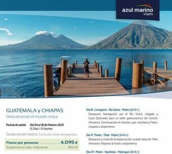 Viajes Azul Marino Viajes dia oferta
