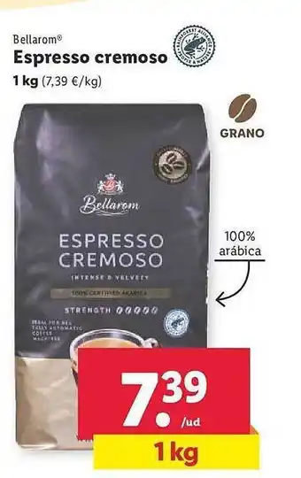 Lidl Bellarom espresso cremoso oferta